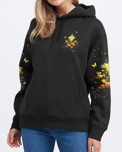 When God Steps In Miracles Happen Women's All Over Print Hoodie