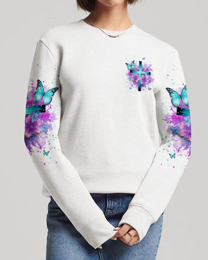 I Believe In God Women's All Over Print Sweatshirt 3