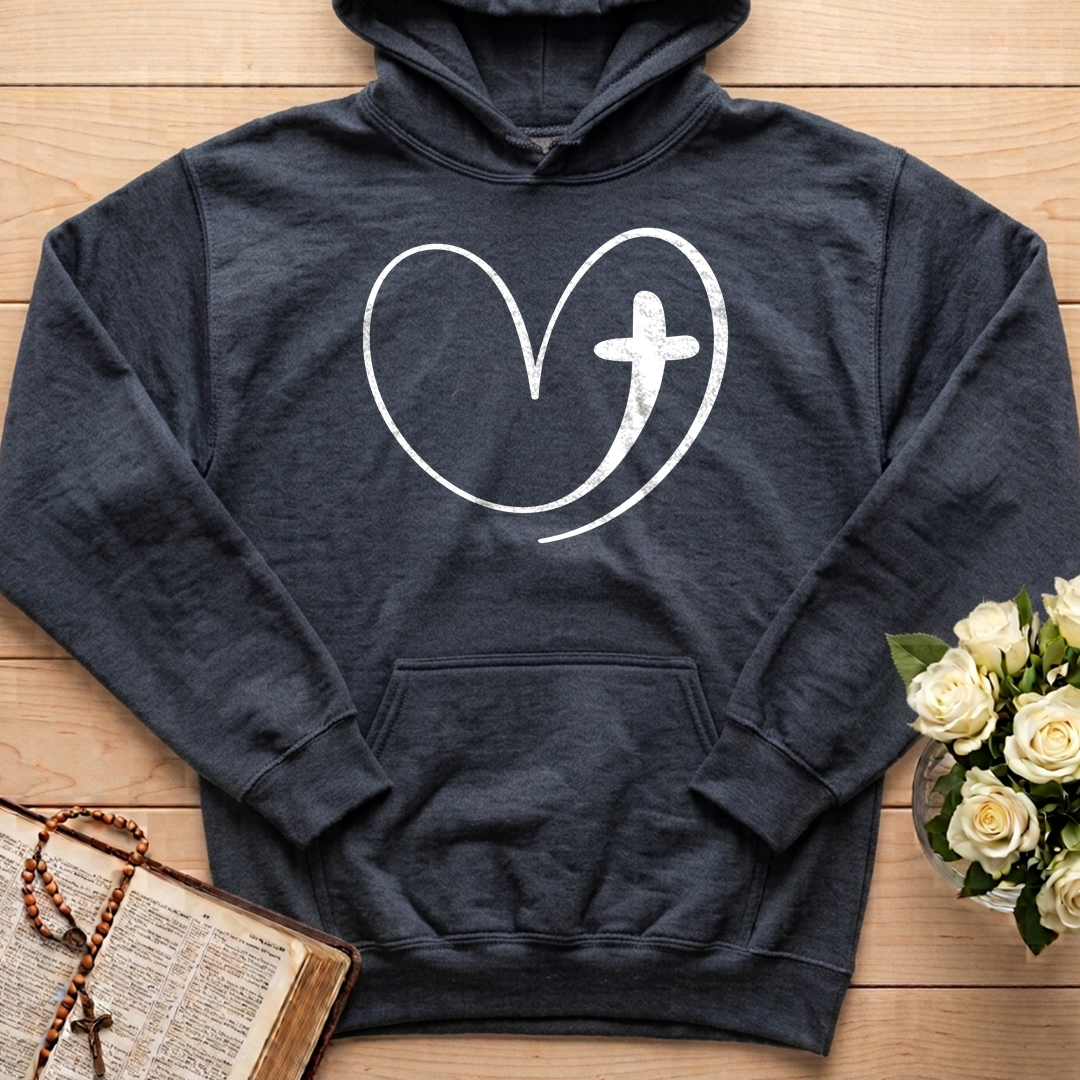 Christian Heart Cross 01
