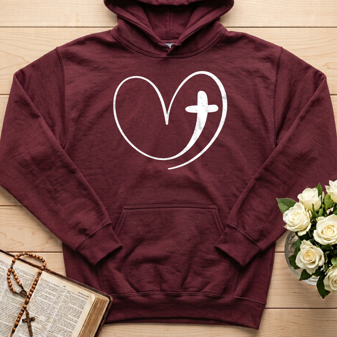 Christian Heart Cross 01