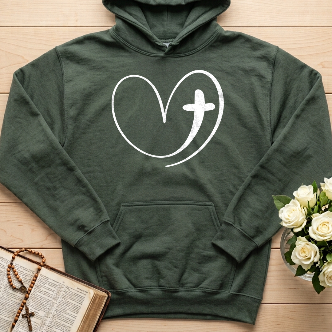 Christian Heart Cross 01