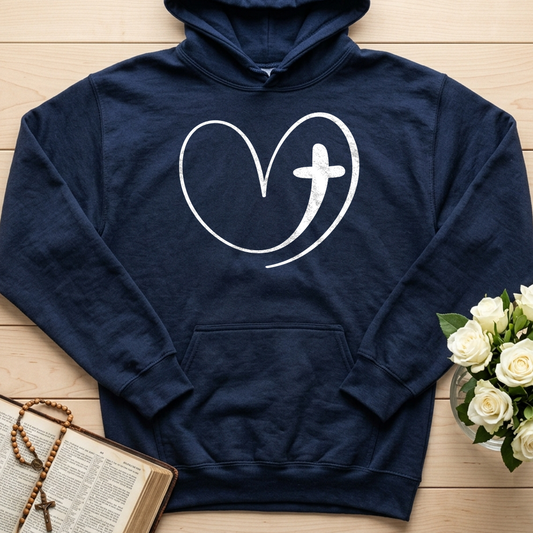 Christian Heart Cross 01