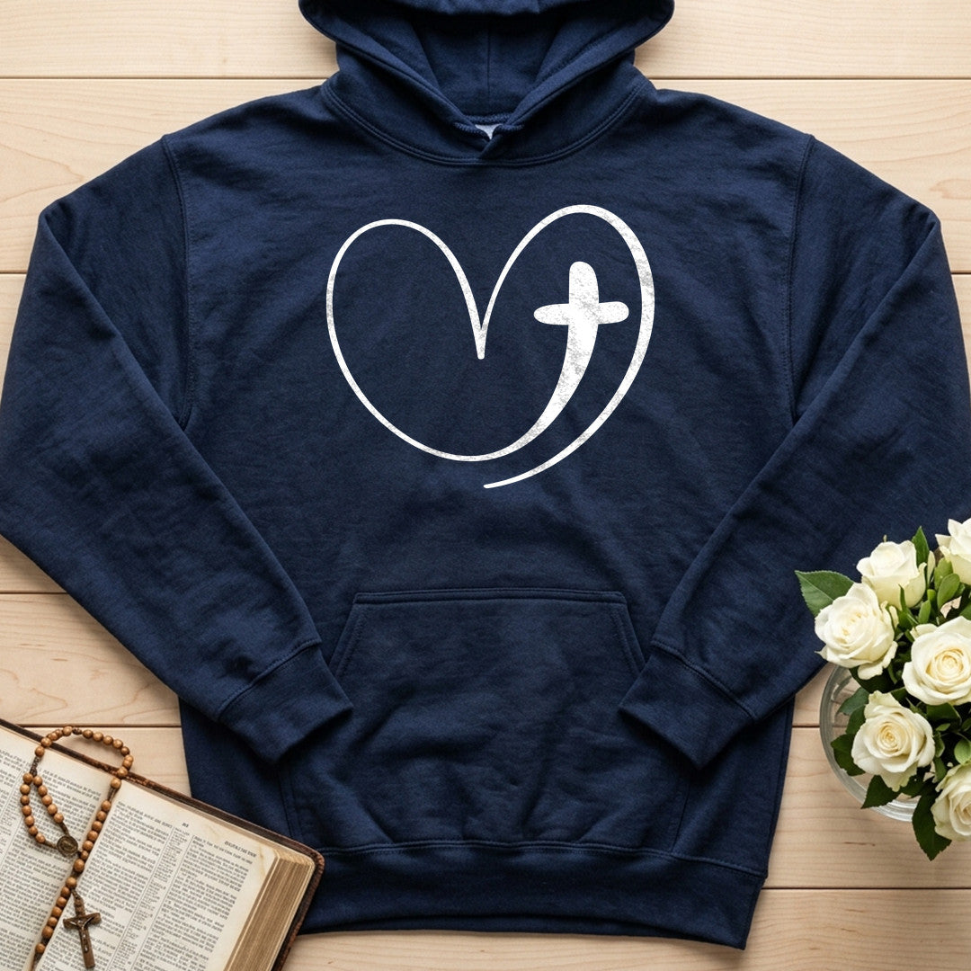 Christian Heart Cross 01