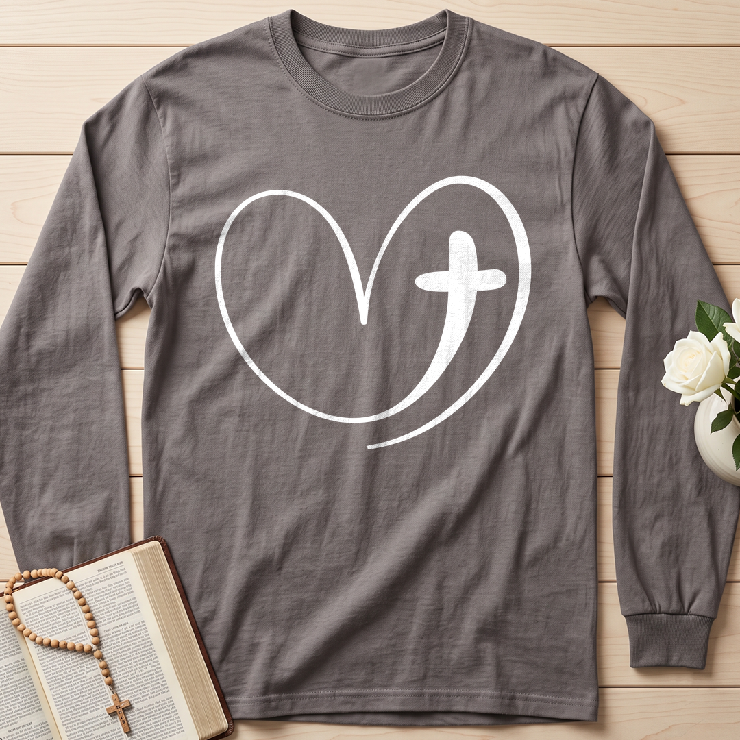 Christian Heart Cross 01