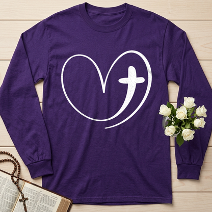 Christian Heart Cross 01