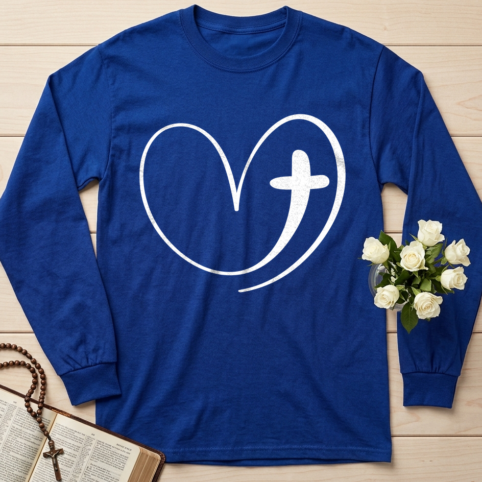Christian Heart Cross 01