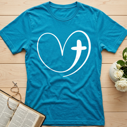 Christian Heart Cross 01