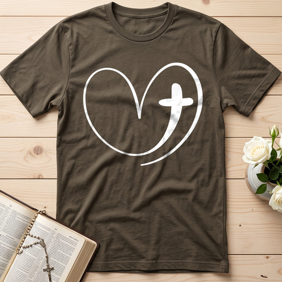 Christian Heart Cross 01