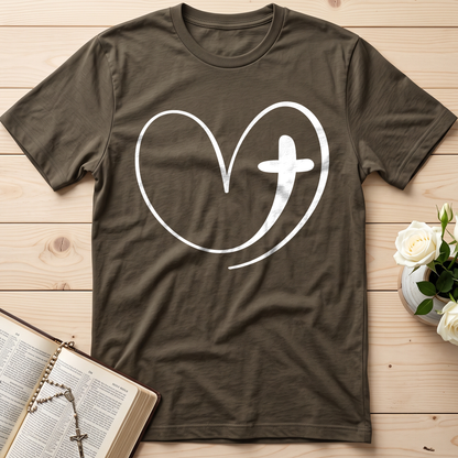 Christian Heart Cross 01