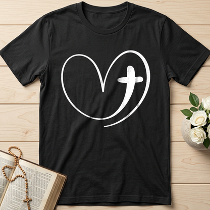 Christian Heart Cross 01