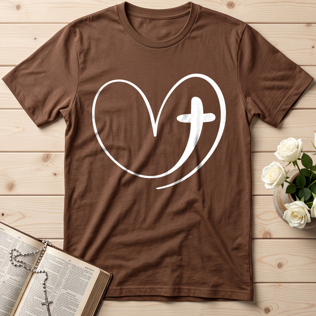 Christian Heart Cross 01