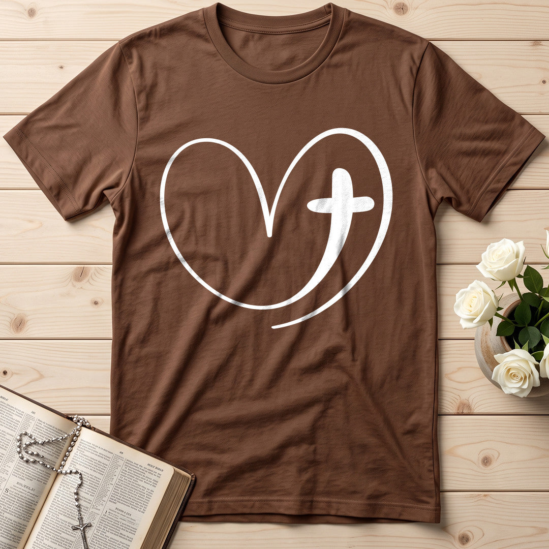 Christian Heart Cross 01