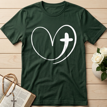 Christian Heart Cross 01