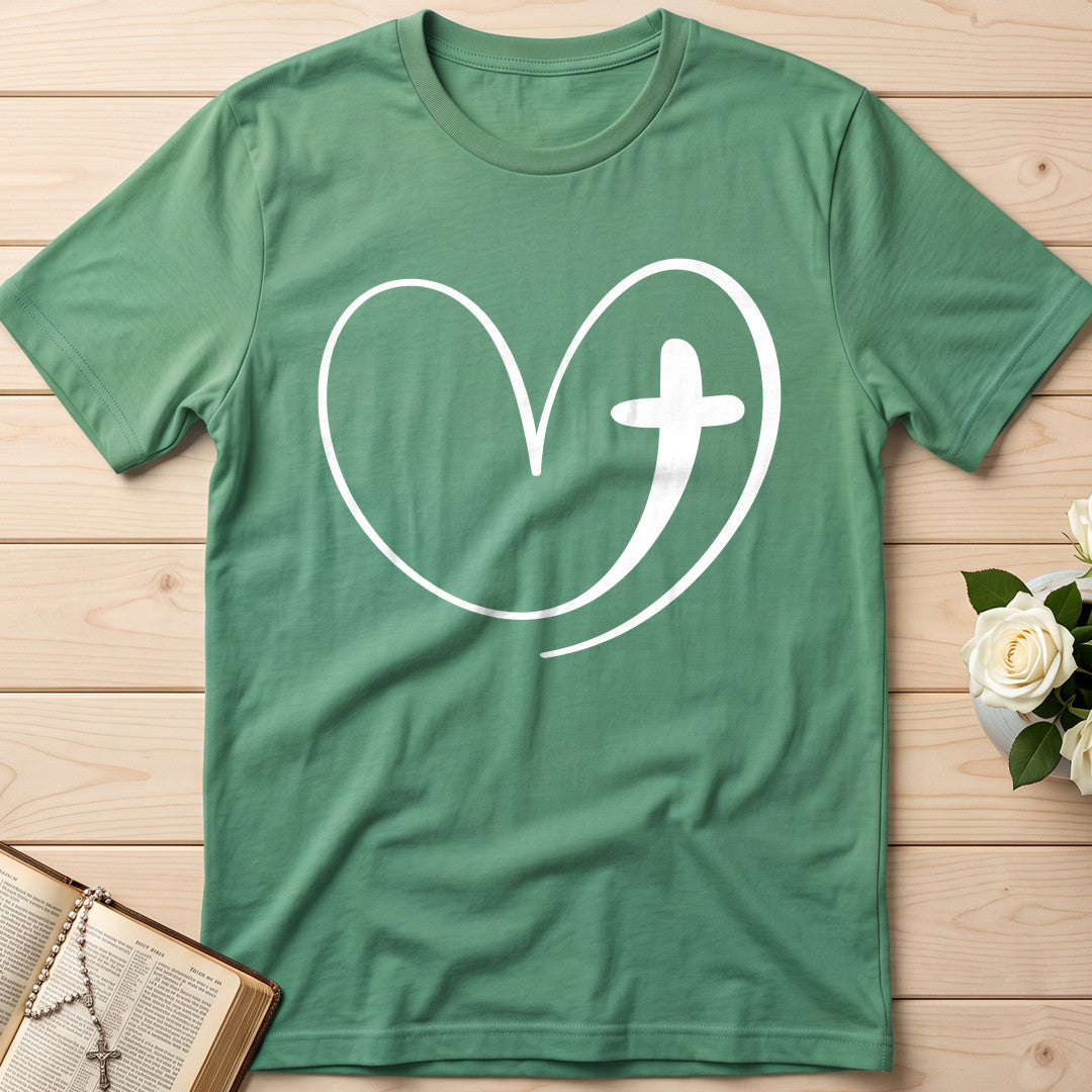Christian Heart Cross 01