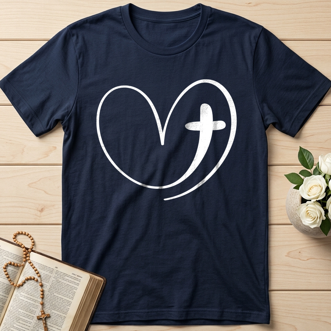 Christian Heart Cross 01