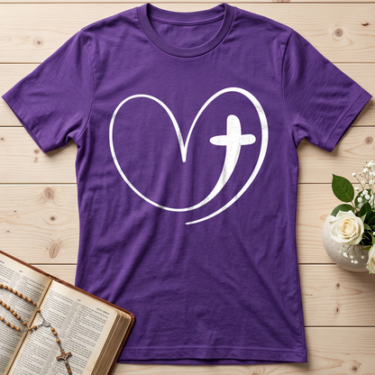 Christian Heart Cross 01