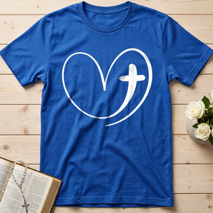 Christian Heart Cross 01
