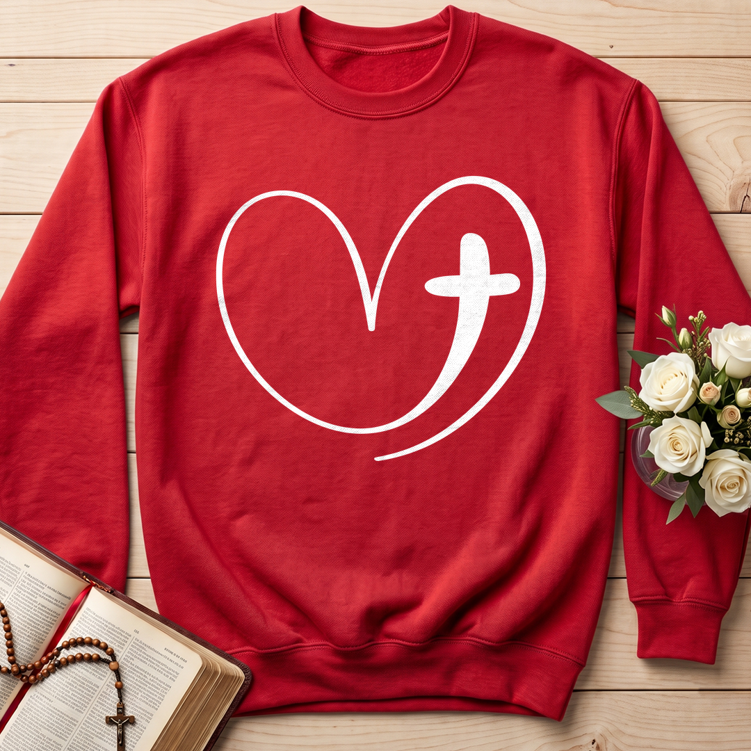 Christian Heart Cross 01
