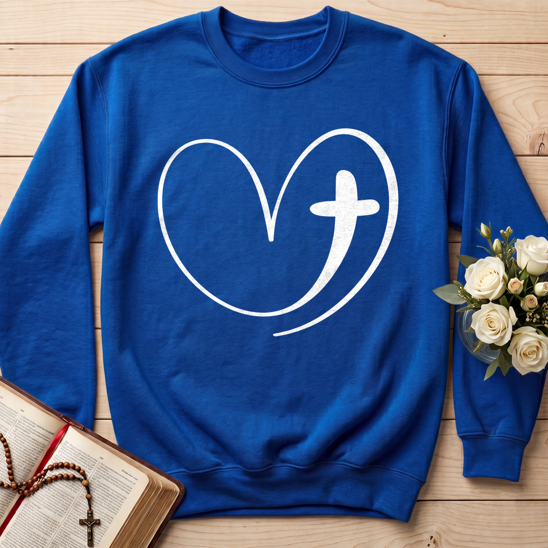 Christian Heart Cross 01