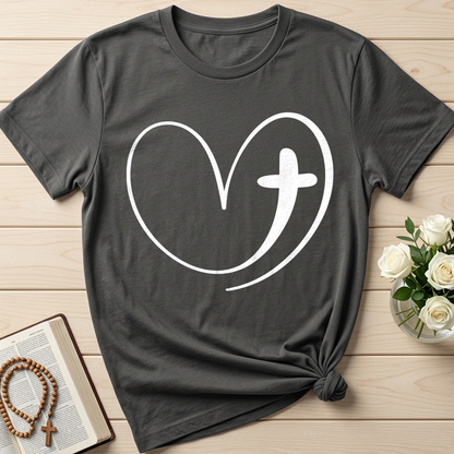 Christian Heart Cross 01
