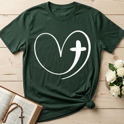 Christian Heart Cross 01
