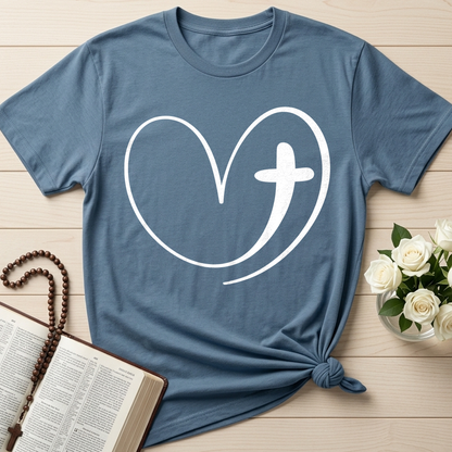 Christian Heart Cross 01