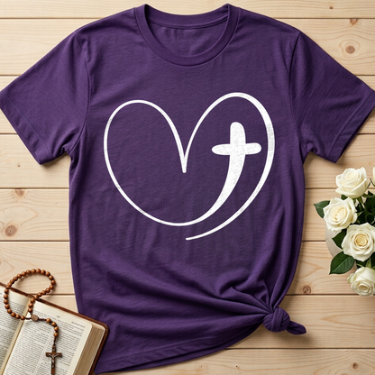 Christian Heart Cross 01
