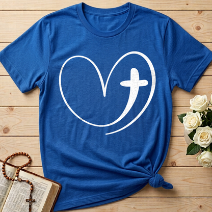 Christian Heart Cross 01