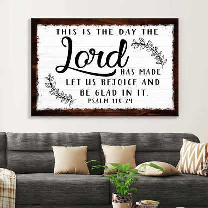 Christian Wall Art: This Is The Day The Lord Has Made Canvas Print