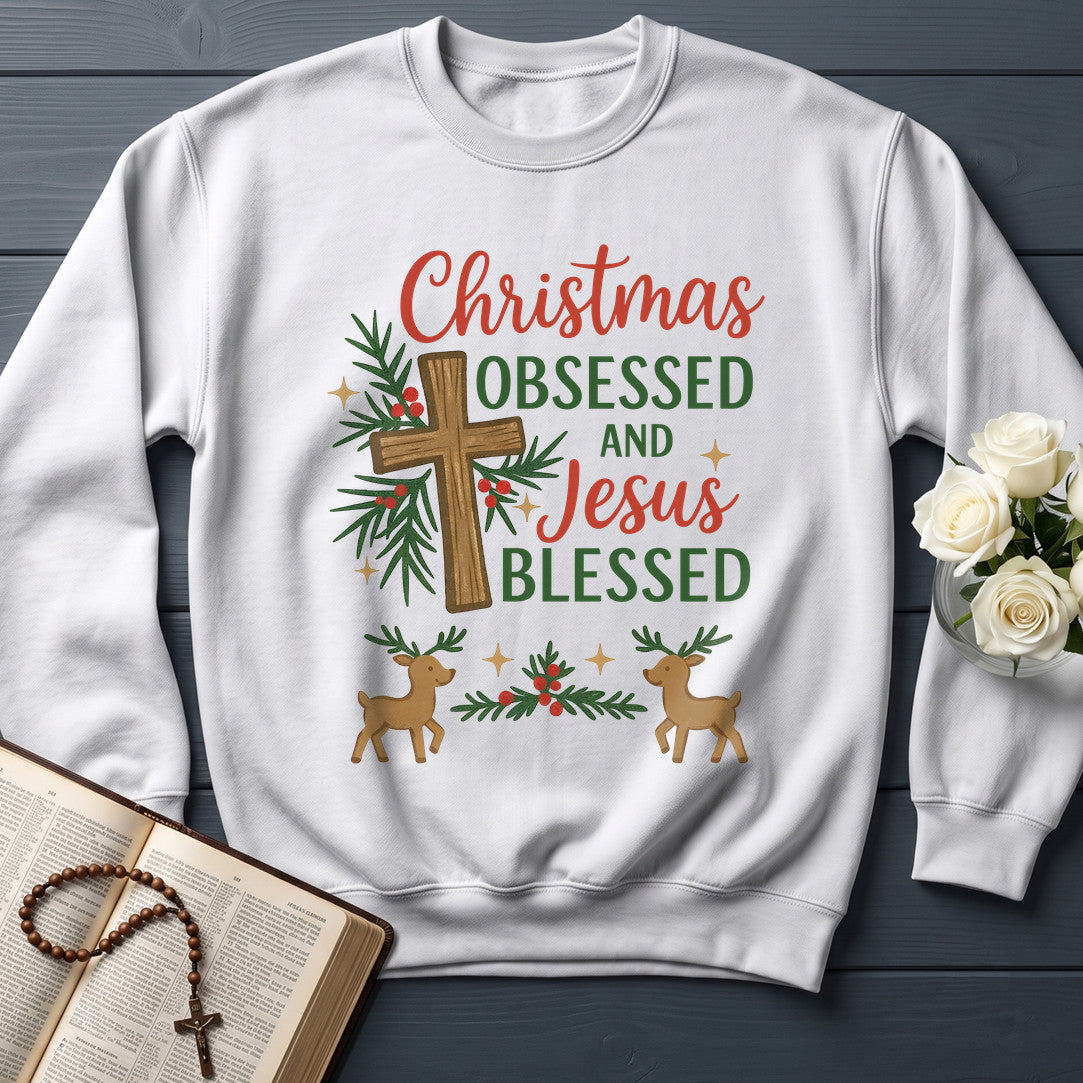 Christmas Obsessed And Jesus Blessed 01