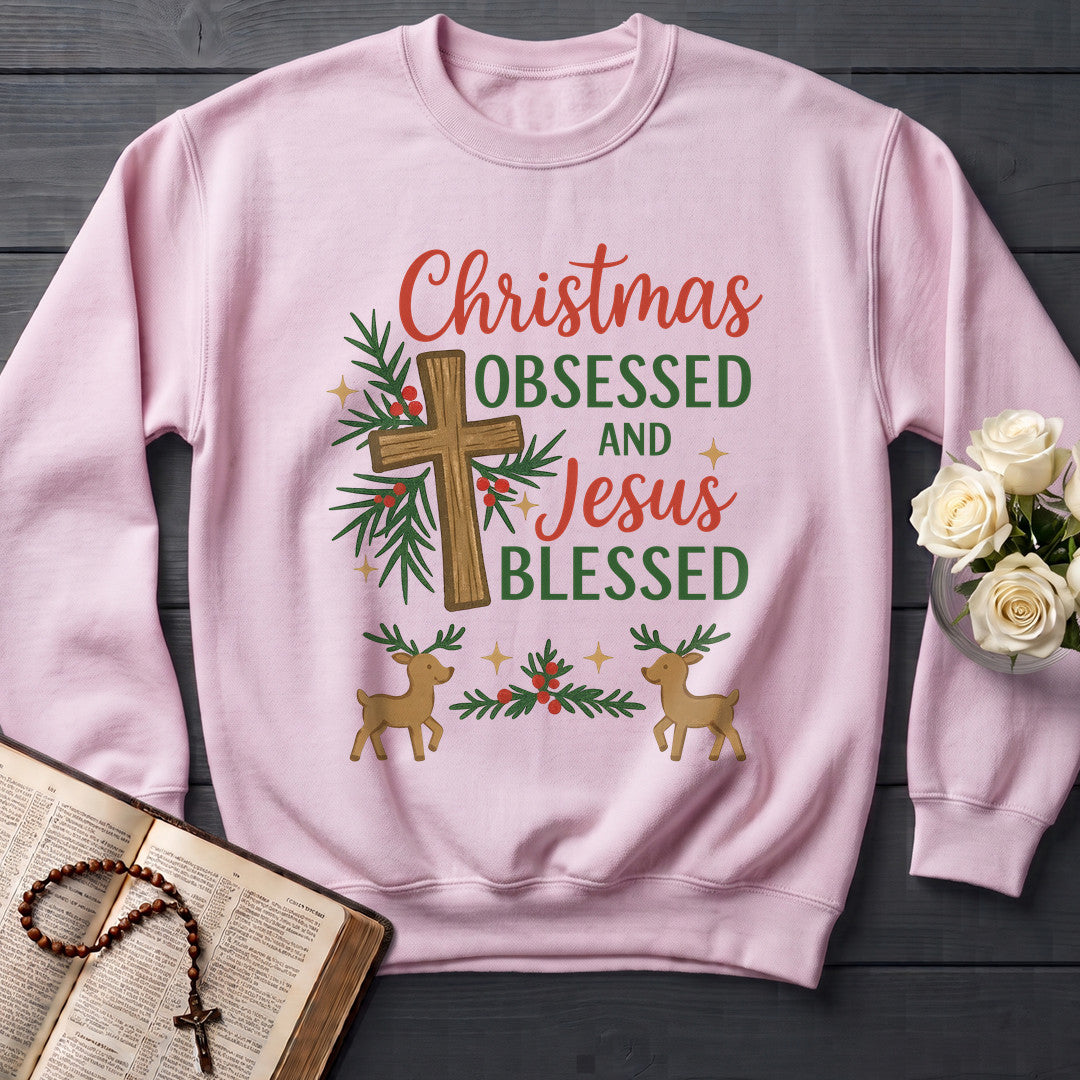 Christmas Obsessed And Jesus Blessed 01