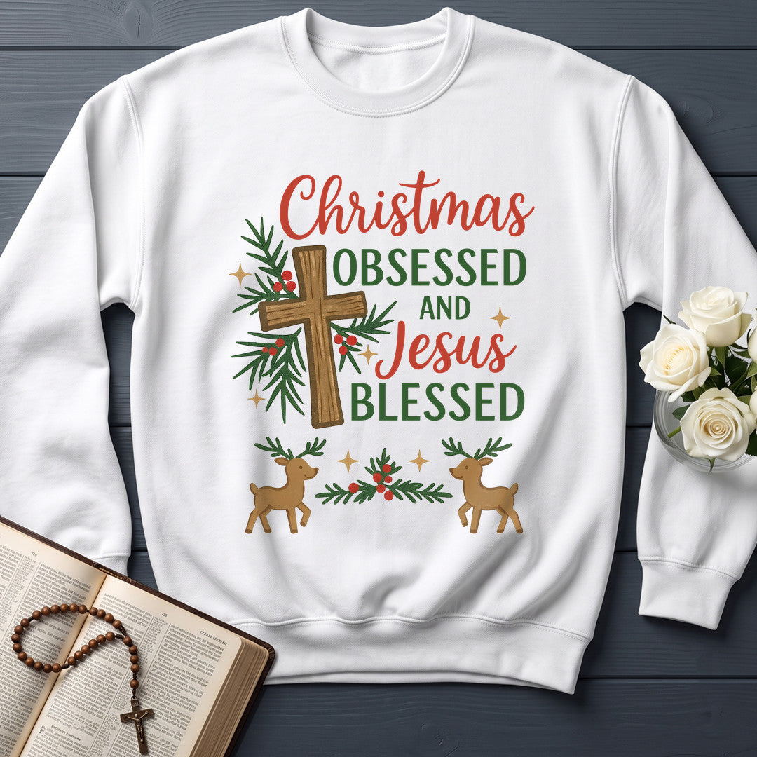 Christmas Obsessed And Jesus Blessed 01