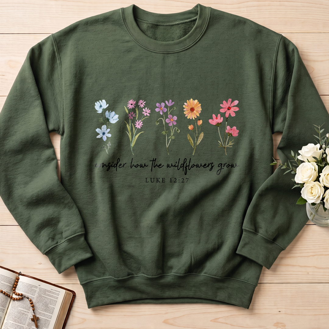 Consider How The Wildflowers Grow Luke 12.27 09