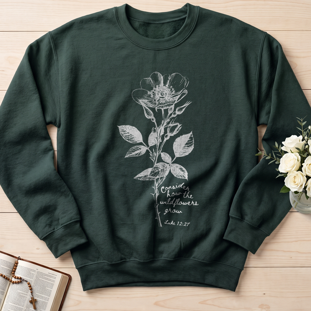 Consider How The Wildflowers Grow Luke 12.27 11