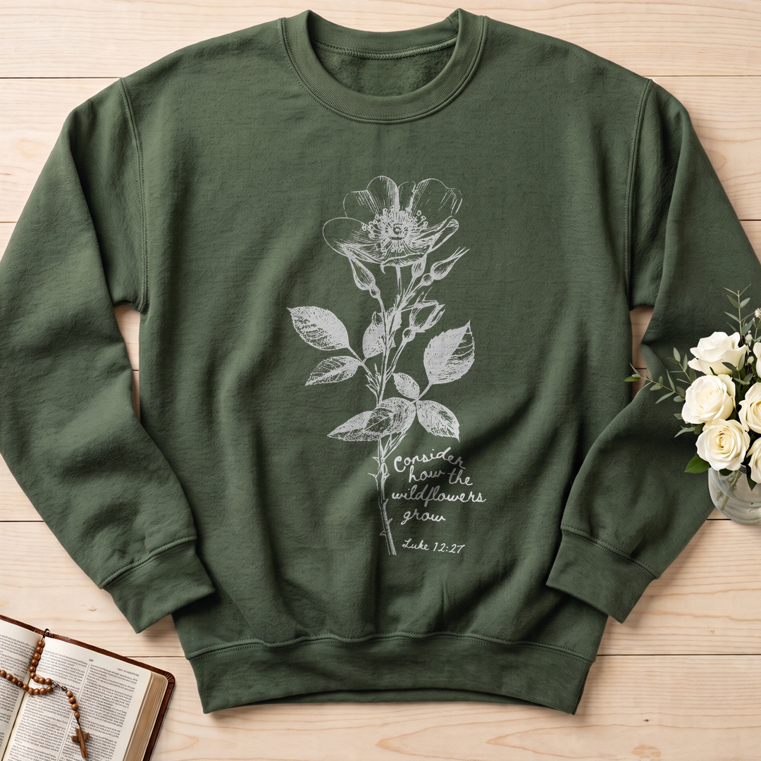 Consider How The Wildflowers Grow Luke 12.27 11