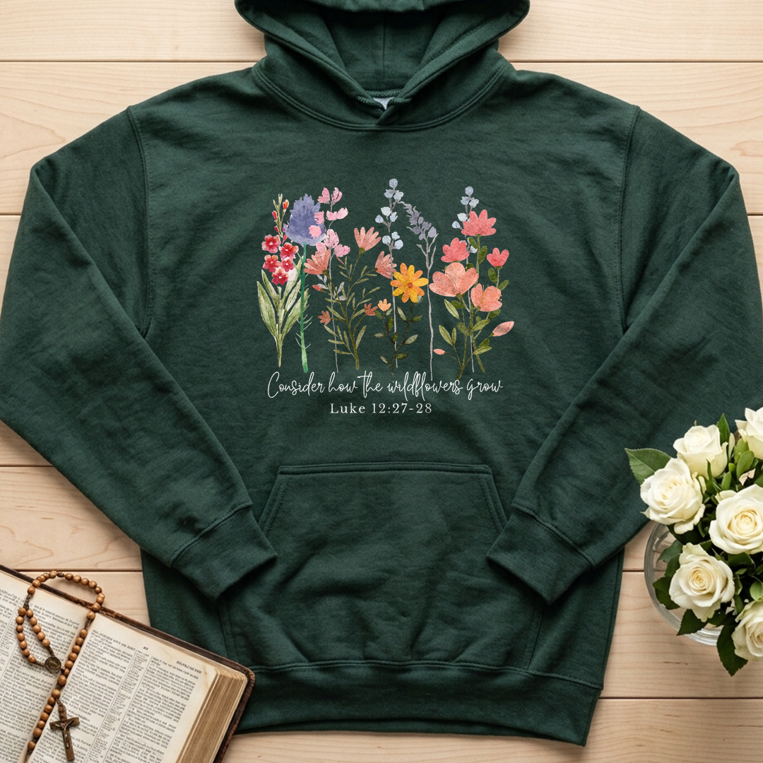 Consider how the wildflowers grow Luke 12.27-28 01