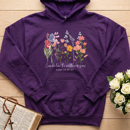 Consider how the wildflowers grow Luke 12.27-28 01