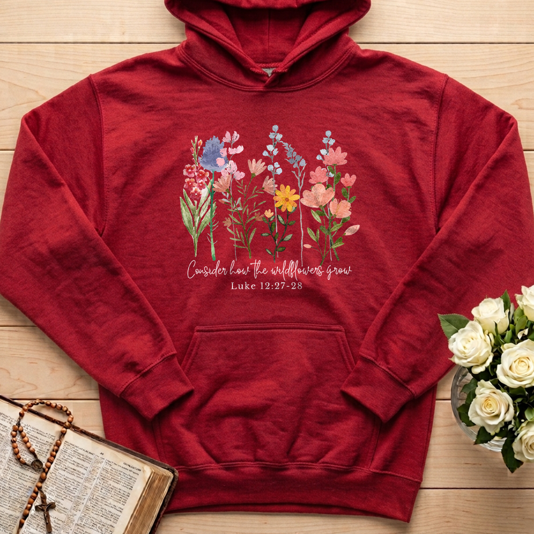 Consider how the wildflowers grow Luke 12.27-28 01