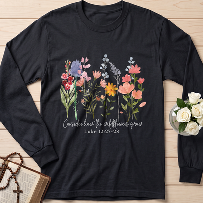 Consider how the wildflowers grow Luke 12.27-28 01