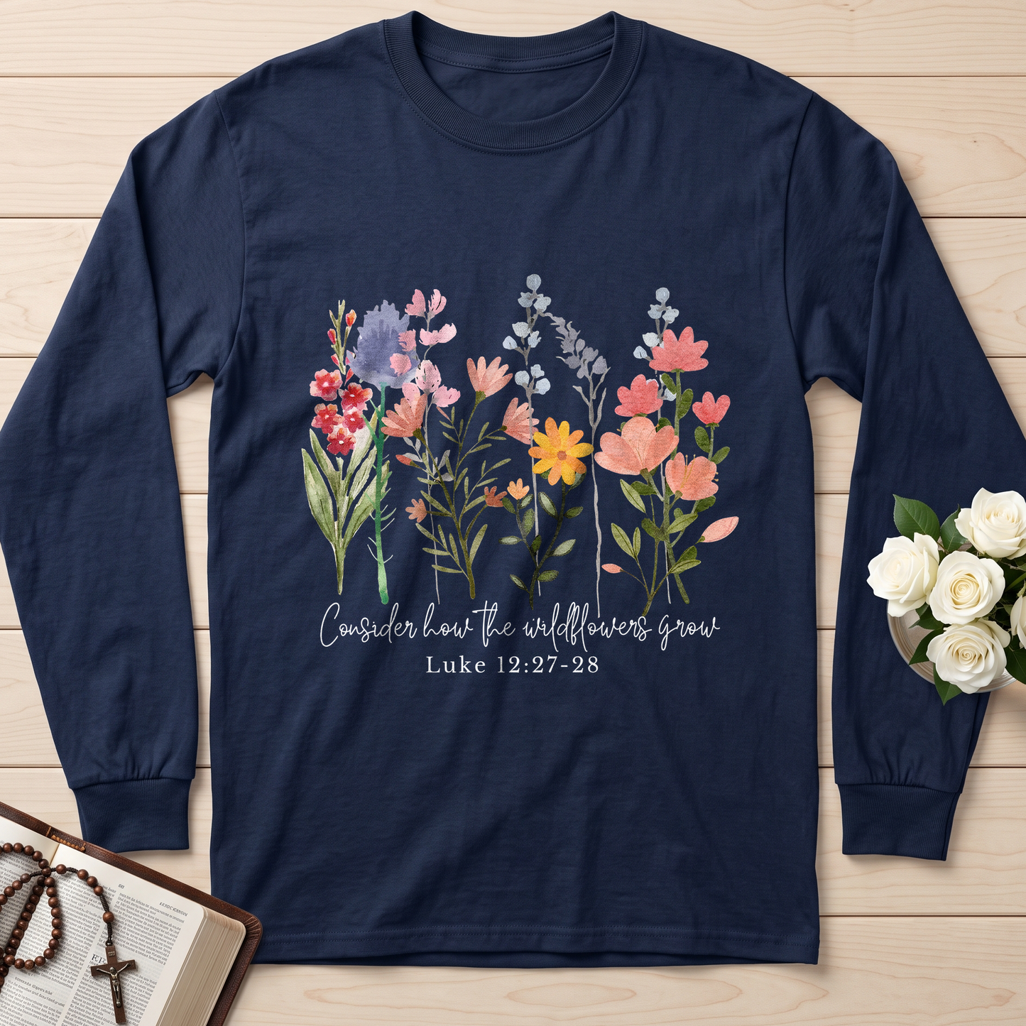 Consider how the wildflowers grow Luke 12.27-28 01