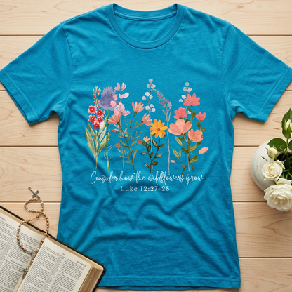 Consider how the wildflowers grow Luke 12.27-28 01