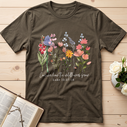 Consider how the wildflowers grow Luke 12.27-28 01