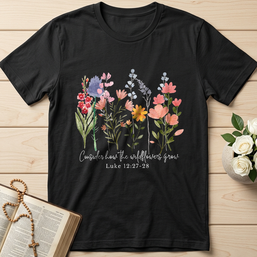 Consider how the wildflowers grow Luke 12.27-28 01