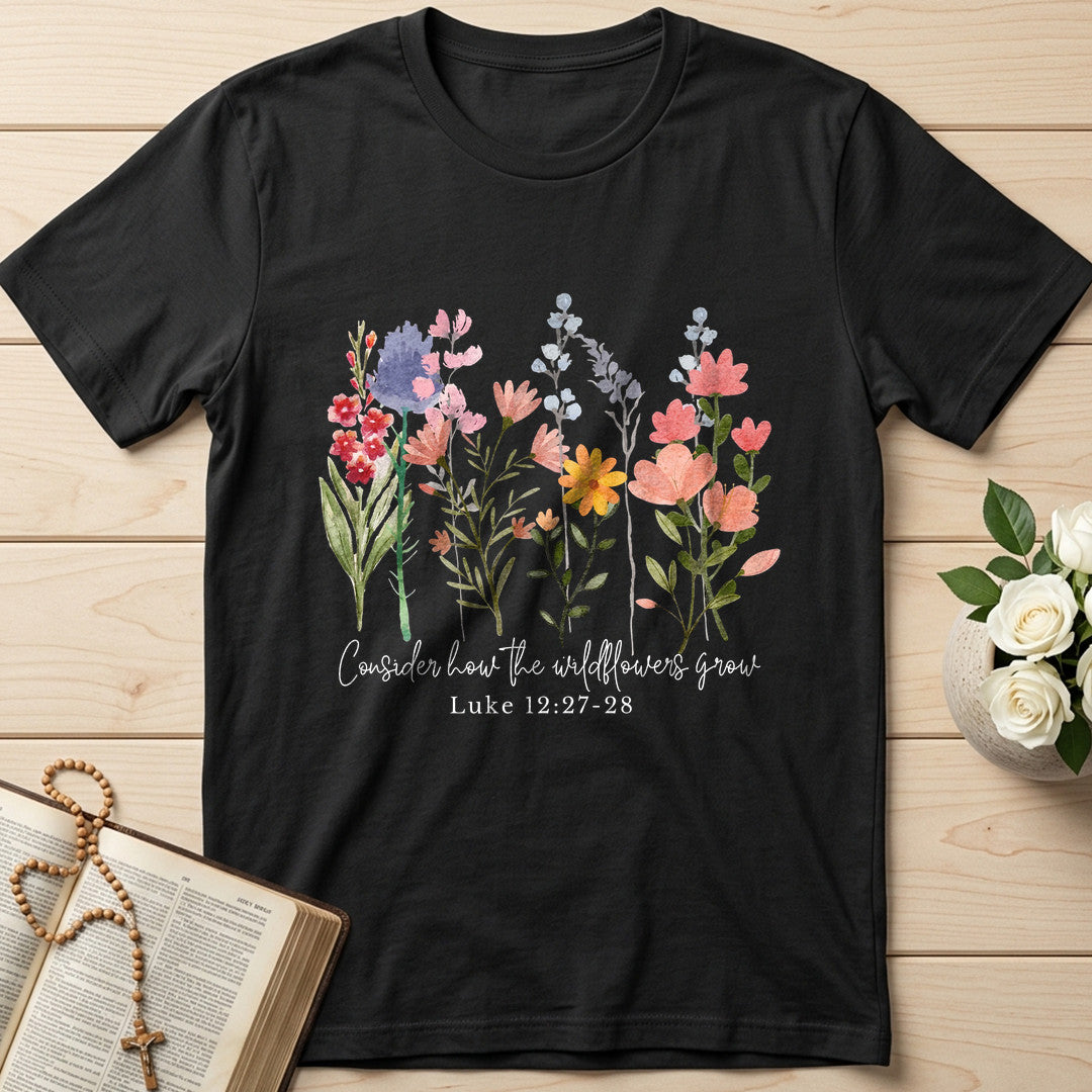 Consider how the wildflowers grow Luke 12.27-28 01