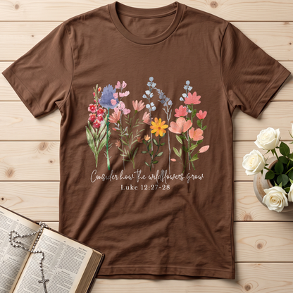 Consider how the wildflowers grow Luke 12.27-28 01