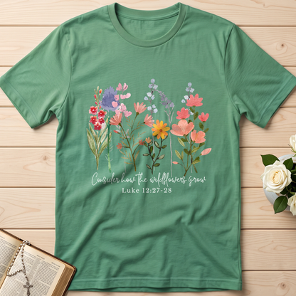 Consider how the wildflowers grow Luke 12.27-28 01
