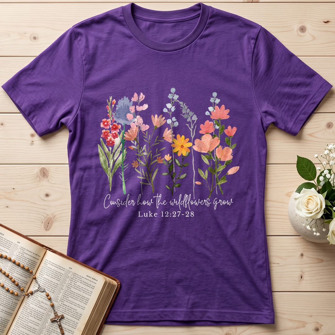 Consider how the wildflowers grow Luke 12.27-28 01