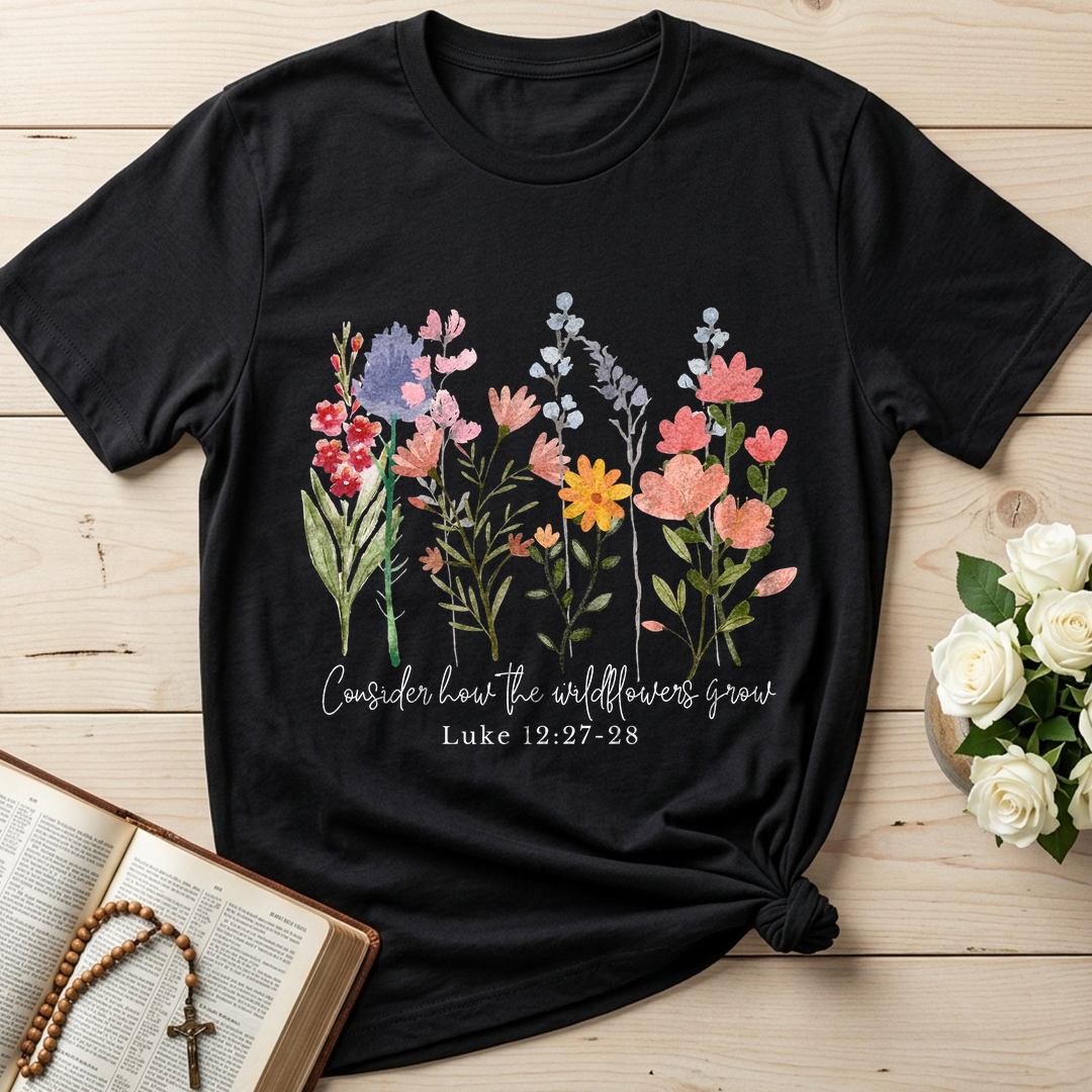 Consider how the wildflowers grow Luke 12.27-28 01