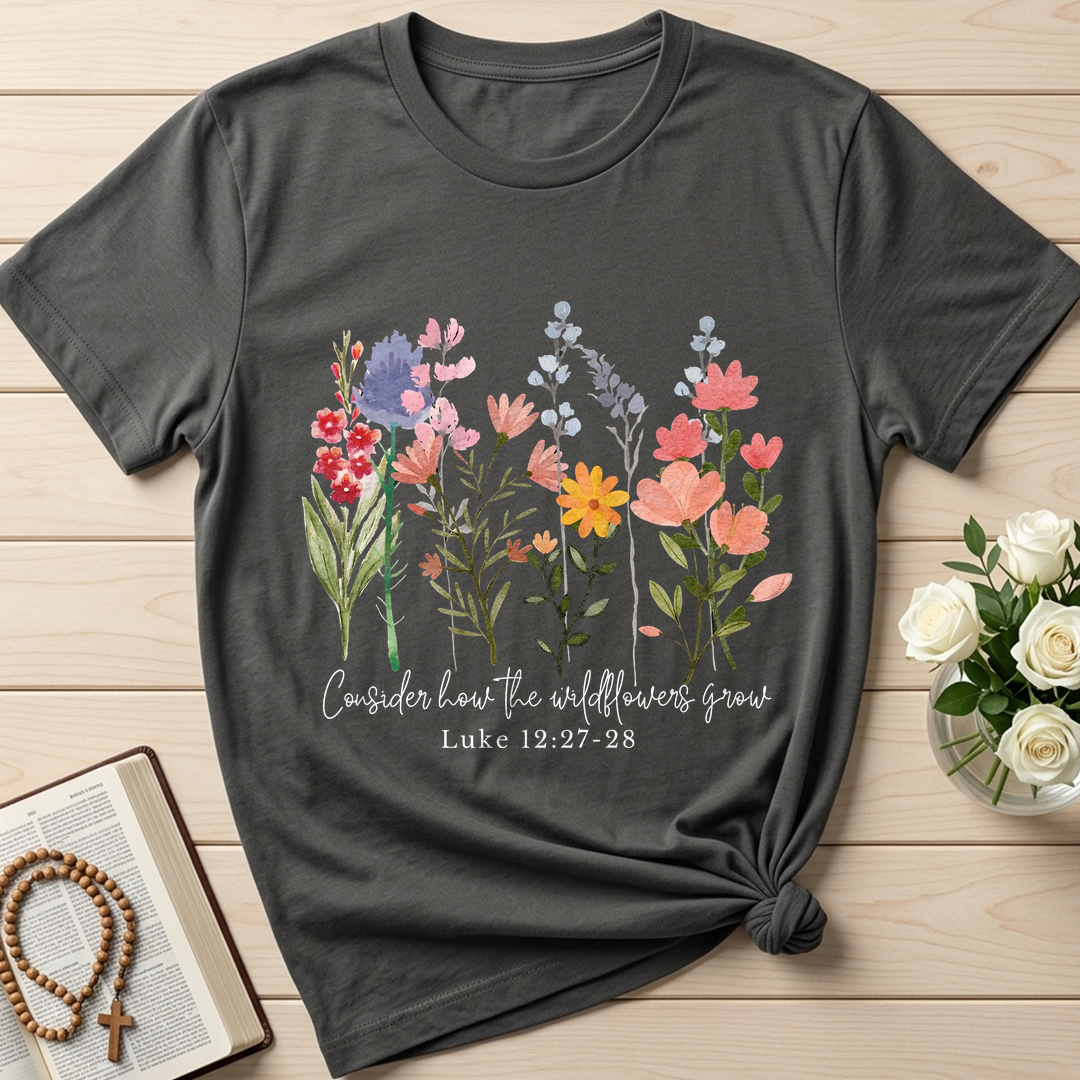 Consider how the wildflowers grow Luke 12.27-28 01