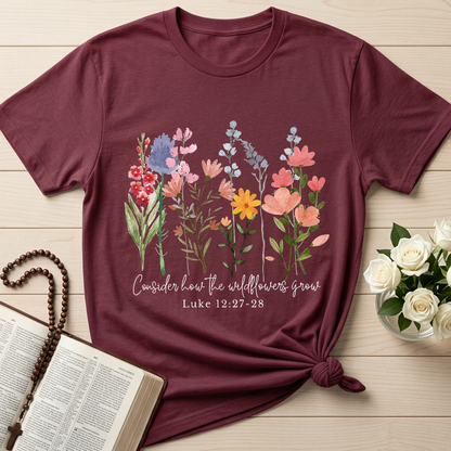 Consider how the wildflowers grow Luke 12.27-28 01